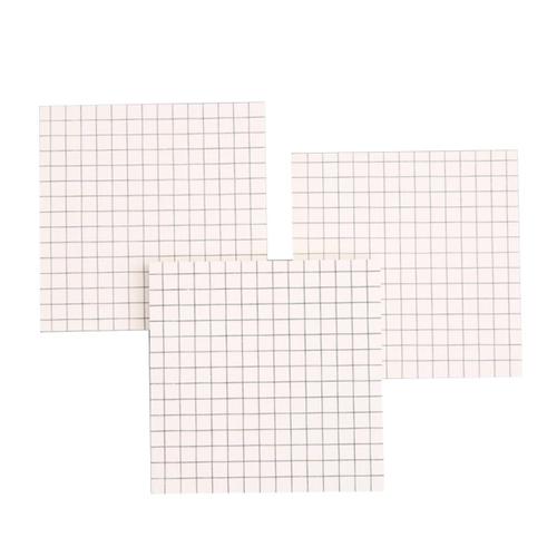 Notes Post It - Blanc Avec Motif Rut - 80 Pcs