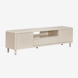 Meuble Tv En Acier Michigan Tapioca Beige ↔︎ 180 Cm