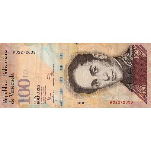 Billet Venezuela 100 Bolivares 2015