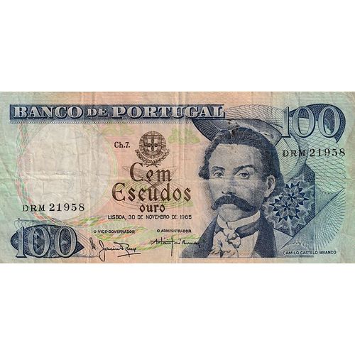 Billet Portugal 100 Escudos 1965