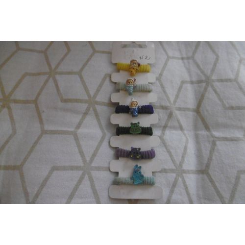 Chouchou Élastique Pour Cheveux Filles N° 2 Lot De 6 Différents