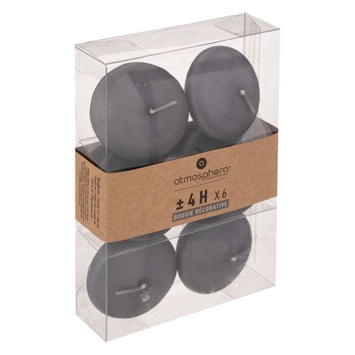 Bougies Flottantes Grises Atmosphera X6