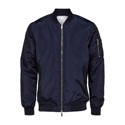 Selected Archive Bomber Jacket Bleu