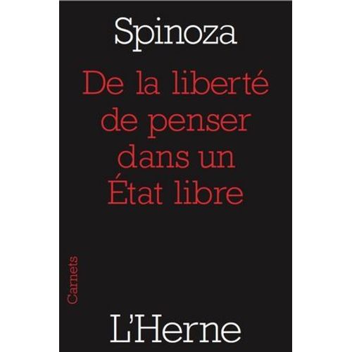 De La Liberté De Penser Dans Un État Libre