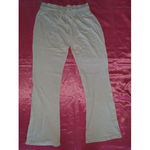 Pantalon Jogging Léger Coton Blanc