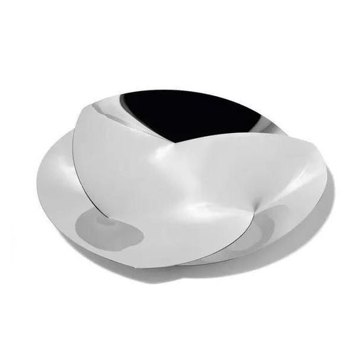 Porte-Fruits - Alessi - Resonance Abi02 - Acier Inoxydable 18/10 - Design Contemporain - Métallique