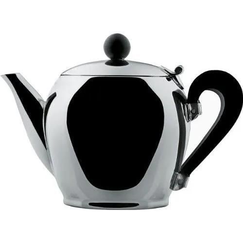Théière - Alessi - Ca12/8 - Acier Inoxydable Poli - Poignée En Bakélite - 122cl