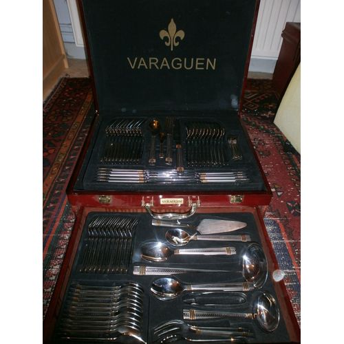 Ménagère Varaguen Inox 18/10 Doré 23 Carats