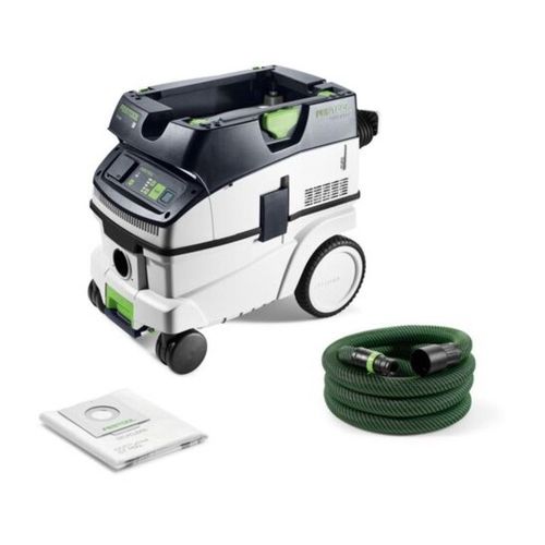Aspirateur eau et poussières Cleantec CTL 26 EI - classe L - cuve 26L FESTOOL