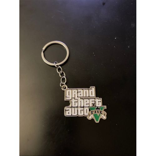 Porte-Clés Pendentif En Métal Grand Theft Auto 5, Jeu Chaud, Chaînes Ps4, Gta 5 Continent, Xbox, Pc, Porte-Clés Rockstar, Bijoux, Accessoires, Cadeaux Pour Gérérateur