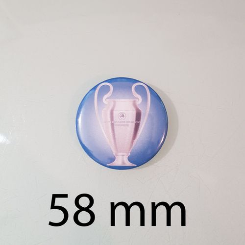 Badge Ligue Des Champions 58 Mm : La Gloire Européenne À Porter Fièrement