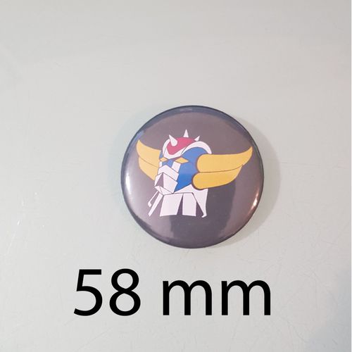 Légende En Médaillon : Le Badge Goldorak 58 Mm, Symbole D'Une Icône Intemporelle