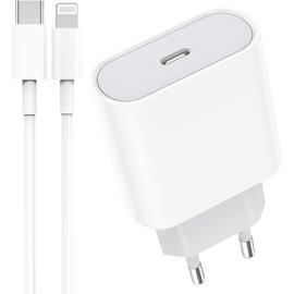 Chargeur Apple 14 13 12 11 Chargeur rapide Câble de charge rapide de 0,9 m  de long avec bloc de chargeur USB C 20 W pour iPhone 14/14 Pro/14 Pro