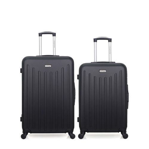 AMERICAN TRAVEL - Lot de 2 - Valise grand format et valise weekend BROOKLYN