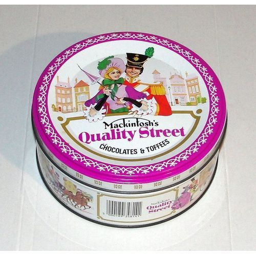 Boite Quality Street Chocolates Rowntree Mackintosh 1993 Militaire Et Miss