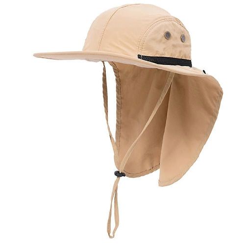 Outdoor Sun Hat For Men With 50+ Upf Protection Safari Cap Wide Brim Fishing Hat With Neck Flap, For Dad¿