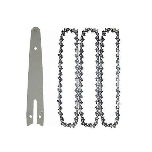 1/4 Chaîne de tronçonneuse 6 pouces Portable Scie électrique Mini tronçonneuse Logging Lame Élagage Chaîne de scie à chaîne