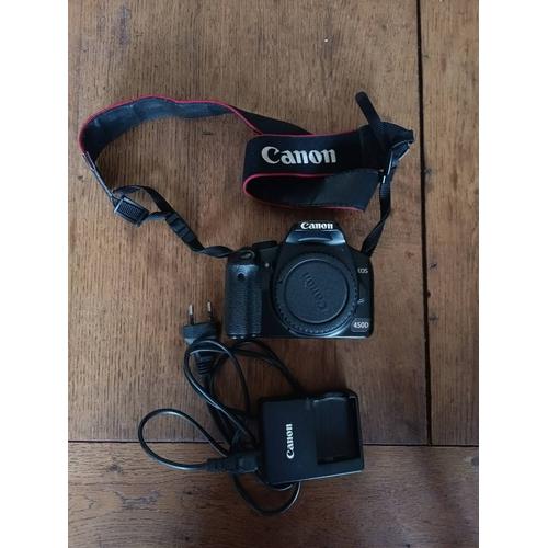 Canon EOS 450D 12 Mpix + Objectif Canon 17-85mm + Objectif Tamron SP 90mm macro - Noir