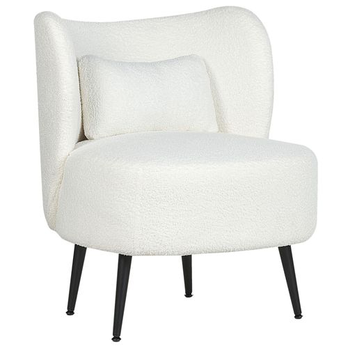 Fauteuil Bouclé Blanc Otsby