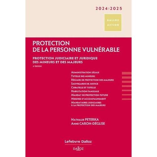 Protection De La Personne Vulnérable - Protection Judiciaire Et Juridique Des Mineurs Et Des Majeurs