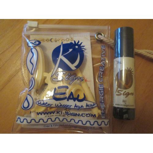 Tampons Tatouage Temporaire Ki-Sign Eau + Encre Bleue 5 Ml Bleu