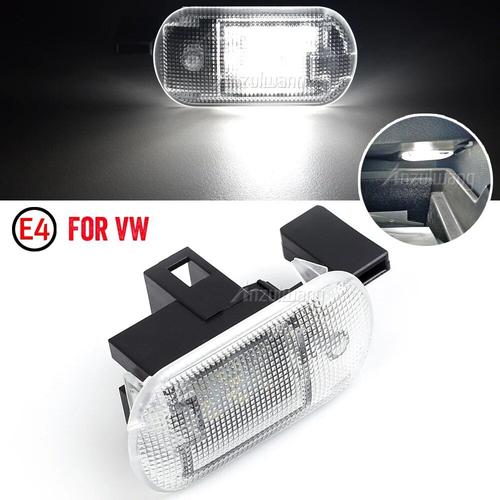 Lumière De Compartiment De Rangement De Voiture À Led, Lumière De Boîte D'isotbox, Vw Golf Mk4, Bora Touran, Toua-Reg Caddy, Skoda Fabia, Octavia Superb