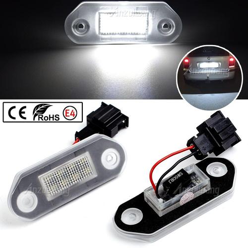 Ampoules Led Pour Plaque D'immatriculation, Éclairage Automatique, Pièces De Plaque D'immatriculation, Planner De Voiture, Vw Golf Mk3, Skoda Octavia I, 1 Paire