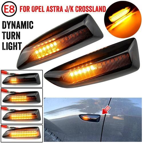 Feu Clignotant Dynamique À Led, Feu De Position Latéral, Pour Opel Vauxhall Astra J K Crossland X Grandland Insignia B Zafira C