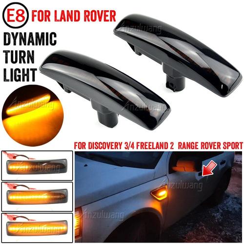 Enquêter De Position Latéral À Led Pour Land Rover Discovery 3 4 Freeland 2 Range Rover Dehors, Clignotant Ociamique, Lumière Douce Et Fluide, Prise Oe