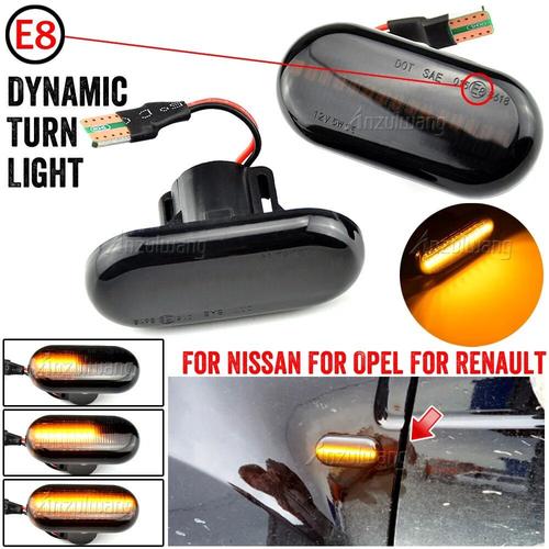 Clignotants Latéraux Ociamiques À Led, Pour Dacia Duster Dokker Lodgy Renault Megane 1 Clio1 2 Kangoo Espace Smart Fortwo 453