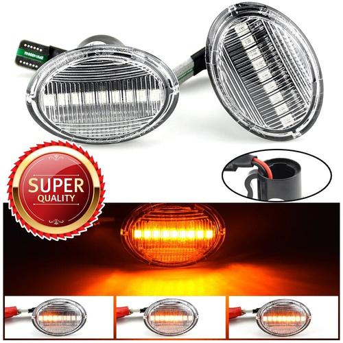 Enquêter De Position Latéral À 2 Led, Clignotant Transparent Pour 4s 63 3p Nuova 500 Abarth Ford Ka Desde Lancia Ypsilon Masersau