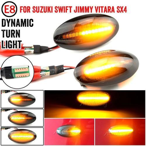 Feu Clignotant De Voiture Led, Indicateur Latéral Dynamique, Lumière D'eau Qui Coule, Pour Suzuki Swift Jimmy Sx4 Alto Grand Vitara Apv Arena