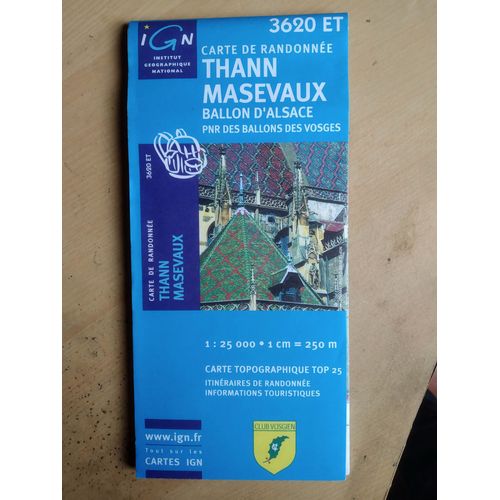 Carte Ign Top 25 3620 Et Thann Masevaux