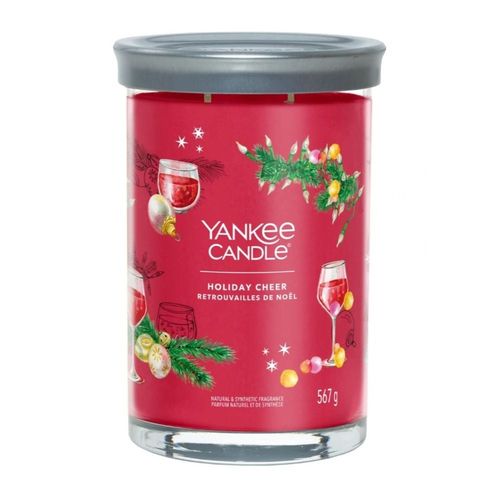 Bougie signature retrouvailles de Noël grand modèle