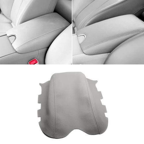 Couverture En Cuir Gris Pour Accoudoir Central Infiniti G37, Garniture Autocollante Pour Boîte D'accoudoir Central 2010 2011 2012 2013 2014