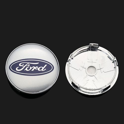 Lot De 4 Centre De Roue Cache Moyeu Pour 60mm Ford Argent