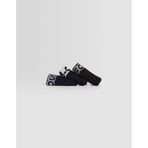  Lot De 3 Boxers Avec Imprimé Homme L Noir