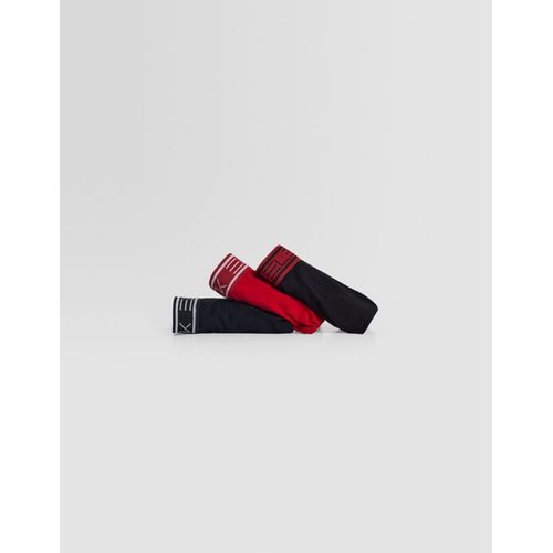  Lot De 3 Boxers Avec Imprimé Homme L Rouge