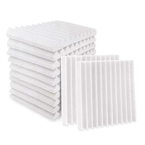 Panneau de mousse acoustique 12pcs, tuile de coin de studio, mur de traitement de studio pyramidal insonorisé en mousse acoustique
