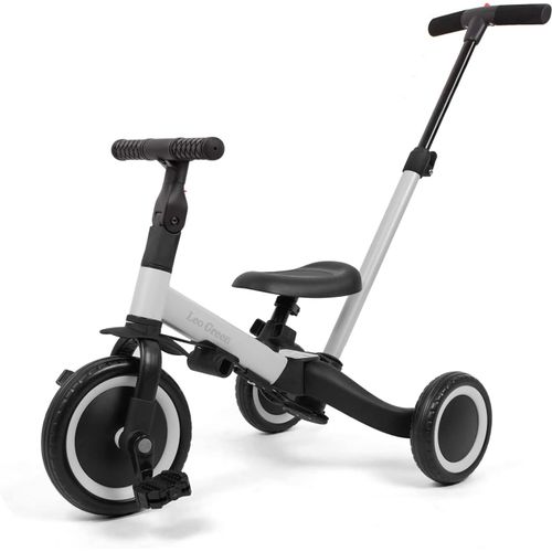 Kgabery-14 En 1 Tricycle Vélo Enfant,Vélo D'équilibre,Vélo Draisienne,Avec Barre De Poussée,Pour Garçons Filles De 1 À 3 Ans,Charge 25 Kg,Gris