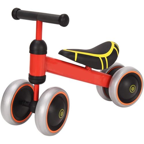 Kgabery-1tricycle Vélo Enfant Tricycle Bébé Évolutif 1-3 Ans,Vélo Draisienne Vélo D'équilibre Sans Pédale Pour Garçon Et Fille (Rouge)