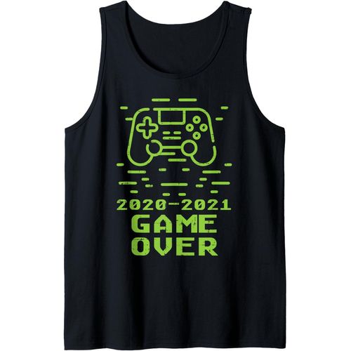 Kgabery-12020 2021 Game Over Controller Cool Video Gaming Gamer Débardeur