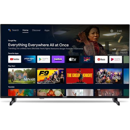KGABERY-1Téléviseur Full Hd 100,3 Cm (40 Pouces) (Android Tv,Smart Tv,Hdr,Netflix,Prime Video,Pvr,Bluetooth,Md840100)