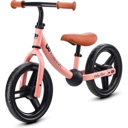 Kgabery-12way Next Draisienne En Métal,Vélo Sans Pédale,Velo Bebe,Guidon Réglables,Durable,Accessoires,De 2 Ans Jusqu'à 35 Kg,Rosa