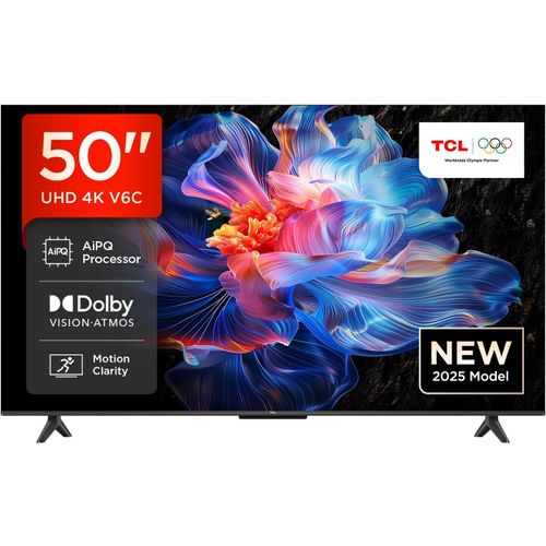 KGABERY-150V6C 50 Pouces Direct Led Tv,4K Hdr Tv,Smart Tv Powered By Google (Dolby Audio,Motion Clarity,Compatible Avec Google Assistant&Alexa,2025 New Model)