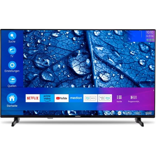 KGABERY-1P14051 (Md 29232) Téléviseur Full Hd 100,3 Cm (40 Pouces) (Smart-Tv,Hdr,Netflix,Prime Video,Pvr,Bluetooth,Récepteur Triple Tuner)