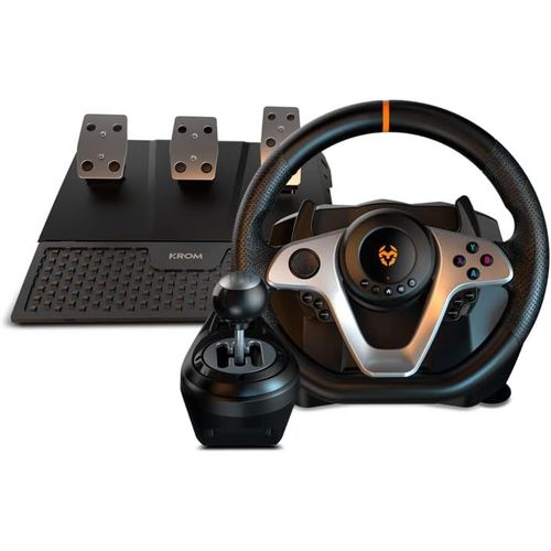 Kgabery-1k-Wheel Pro-Jeu De Volant,Pédales Et Levier De Vitesse,Palettes Au Volant,3 Modes De Sensibilité,Pc,Ps3,Ps4,Xbox One,Switch,Noir