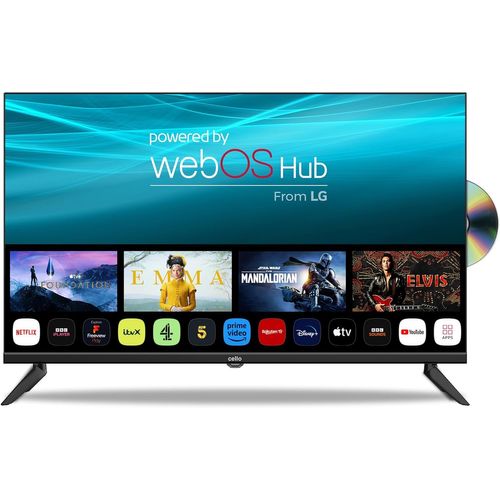 KGABERY-1C3224Wsf Trav 32" Zoll Smart/Dvd Camping Reise Tv Integrierter Dvd Player Rahmenlos Triple Tuner Bluetooth Webos By Lg Ideal Für Wohnmobil Lkw [2024]