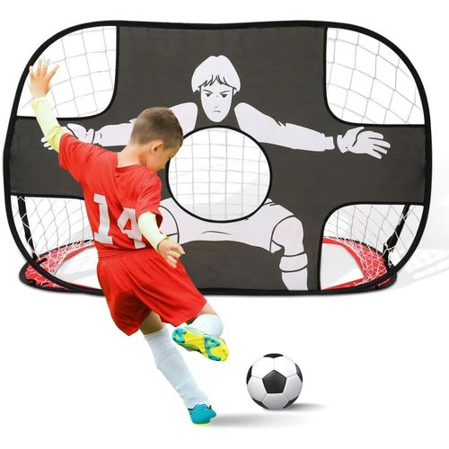 KGABERY-1Mini Cage De Football Pop-Up Pour Enfants,Équipement D'Entraînement De Jardin,80x80x120 Cm