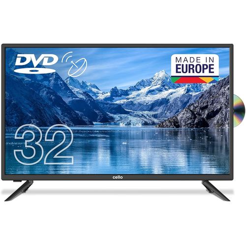 KGABERY-1C3220Fde 32" (80 Cm Diagonale) Hd Ready Led Tv Mit Intergiertem Dvd Player Neues 2021 Modell